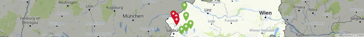 Map view for Pharmacies emergency services nearby Helpfau-Uttendorf (Braunau, Oberösterreich)